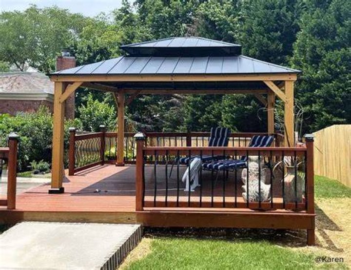 Can you put gazebo on deck?