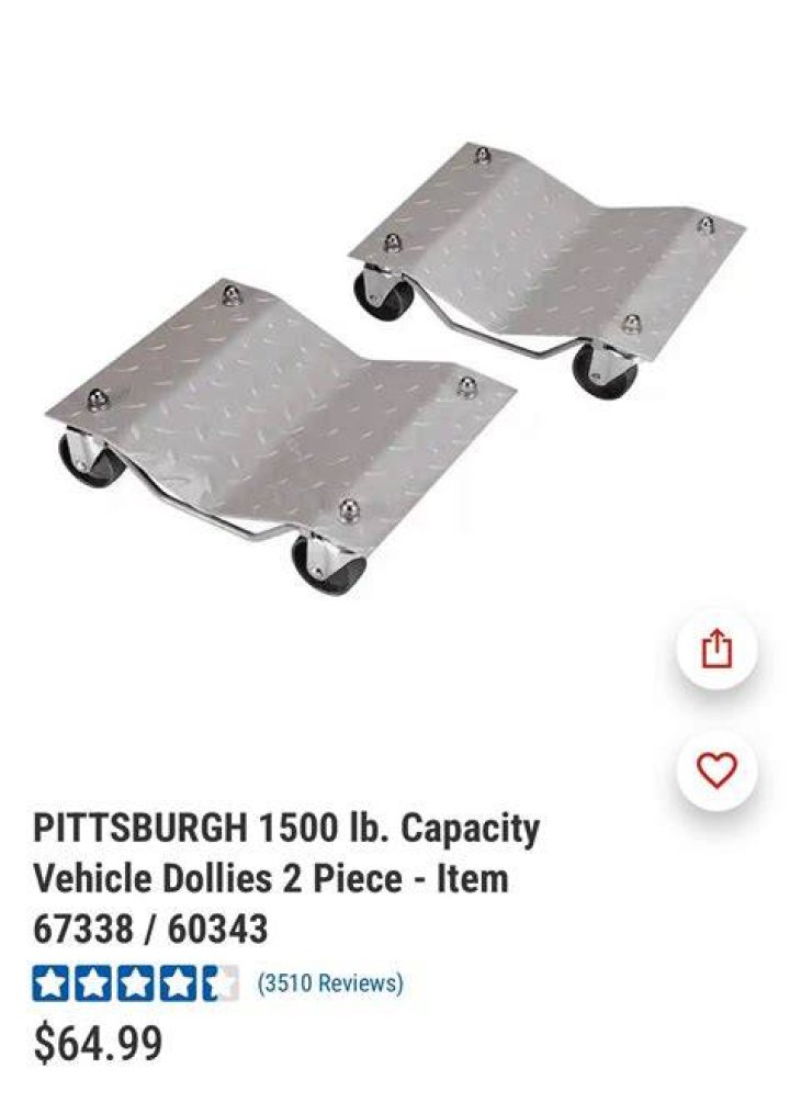 Does Harbor Freight sell car dollies?