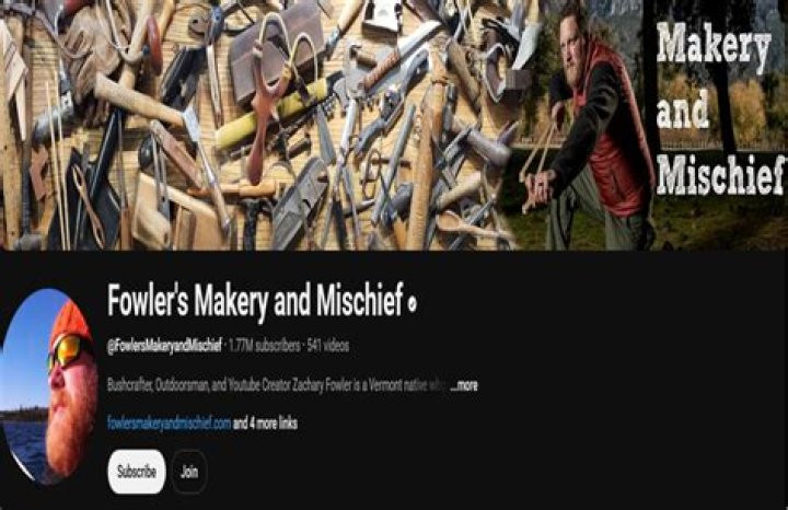 Fowler's Makery and Mischief Youtuber overview