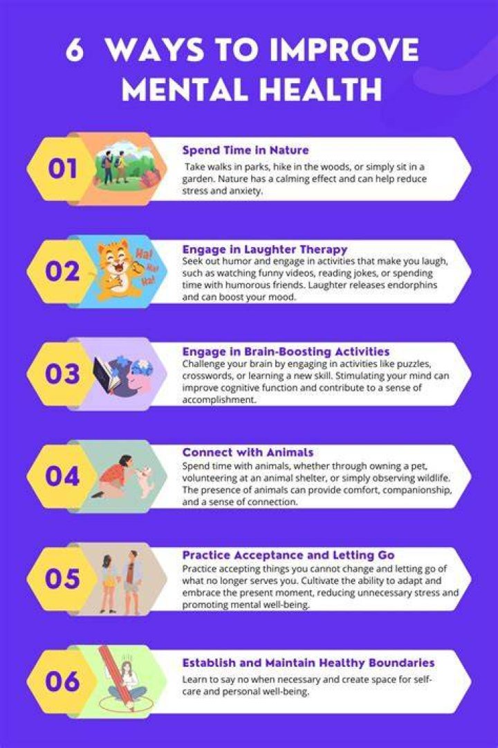 How can I improve my mental health?