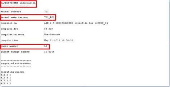 How do I find my SAP host agent version?
