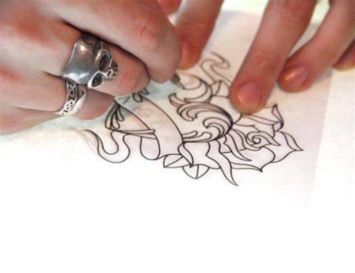 How do tattoo artists make the stencils?