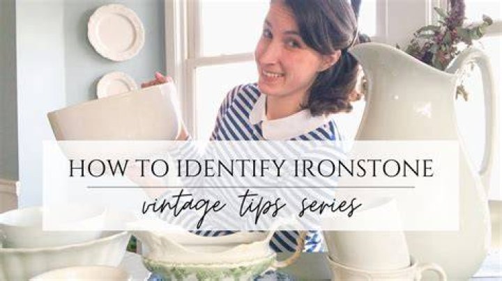 How do you know if Ironstone is real?