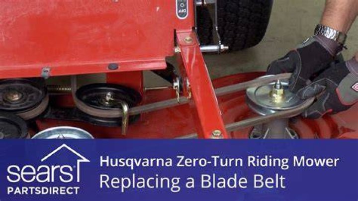 How do you put a belt on a zero turn mower?