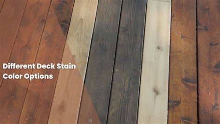 How do you stain a deck with solid stain?