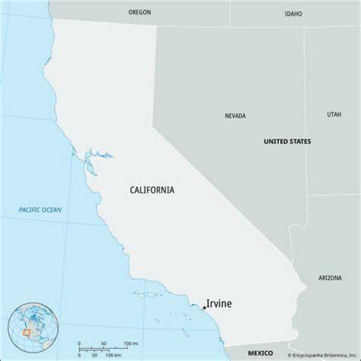 How far is Irvine California from Los Angeles?