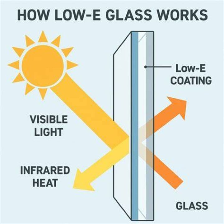How is low E coating applied glass?