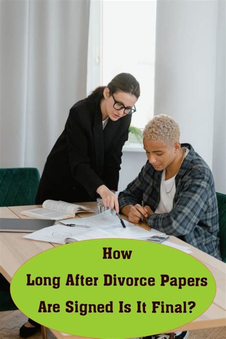 How long does a divorce take once papers are signed?