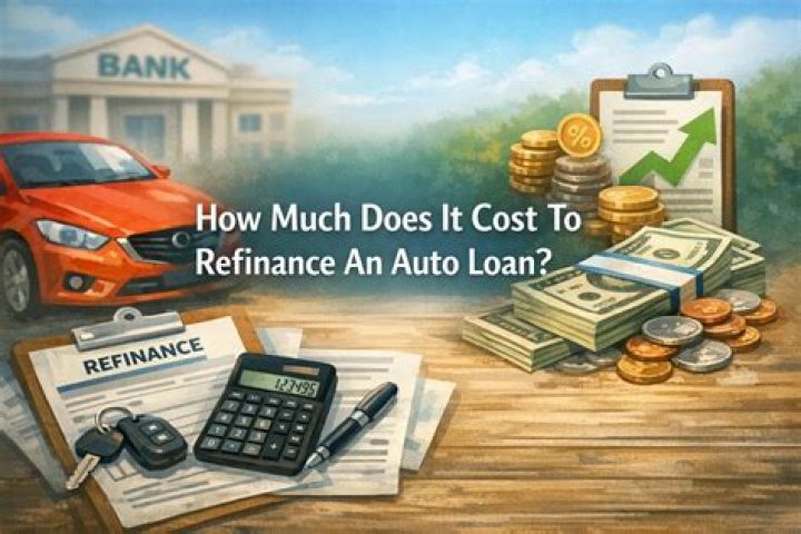 How much does it cost to refinance auto loan?