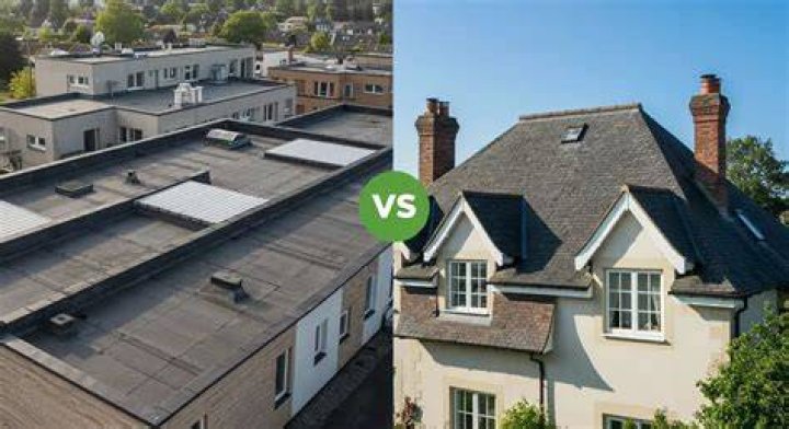 Is a flat roof cheaper than a pitched roof?