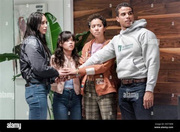 Melissa Barrera, Jenna Ortega, Jasmin Savoy Brown, and Mason Gooding in 'Scream VI'