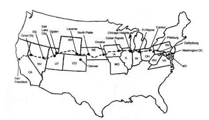 Was the interstate system built for the military?