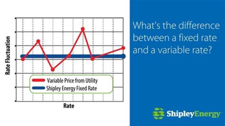 What does fixed and variable rate mean?