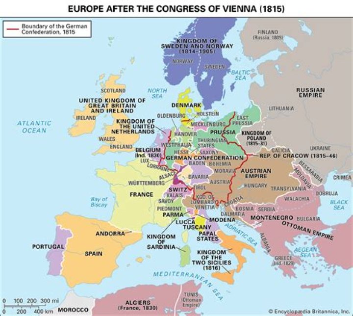 What happened at the Congress of Vienna?