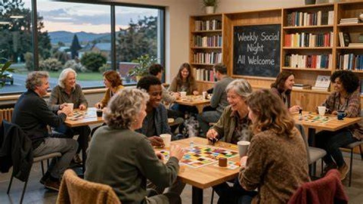 What happens at a social club?