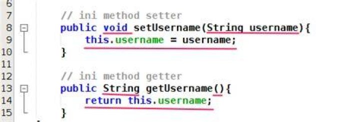What is a setter method?