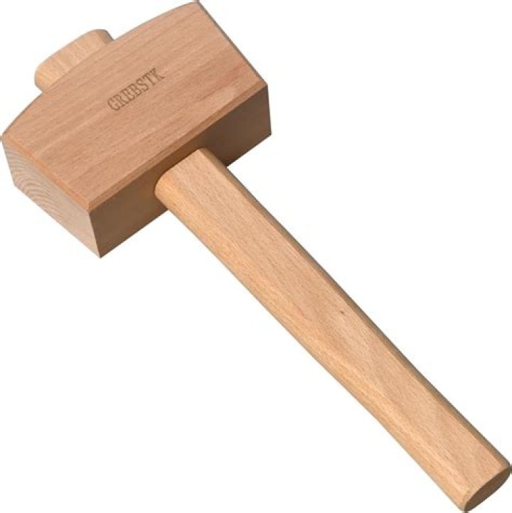 What is a wooden mallet for?