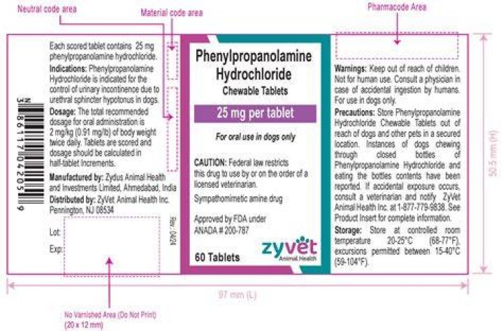 What is phenylpropanolamine hydrochloride used for?