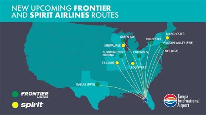 Where does Frontier fly to from GSP?